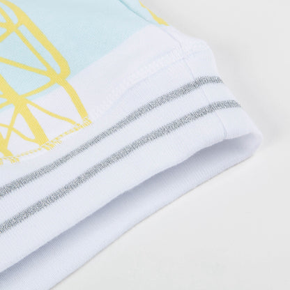 Girls White Logo Cotton Sweater