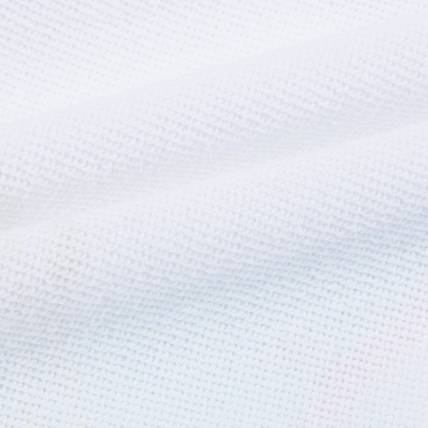 Girls White Logo Cotton Sweater