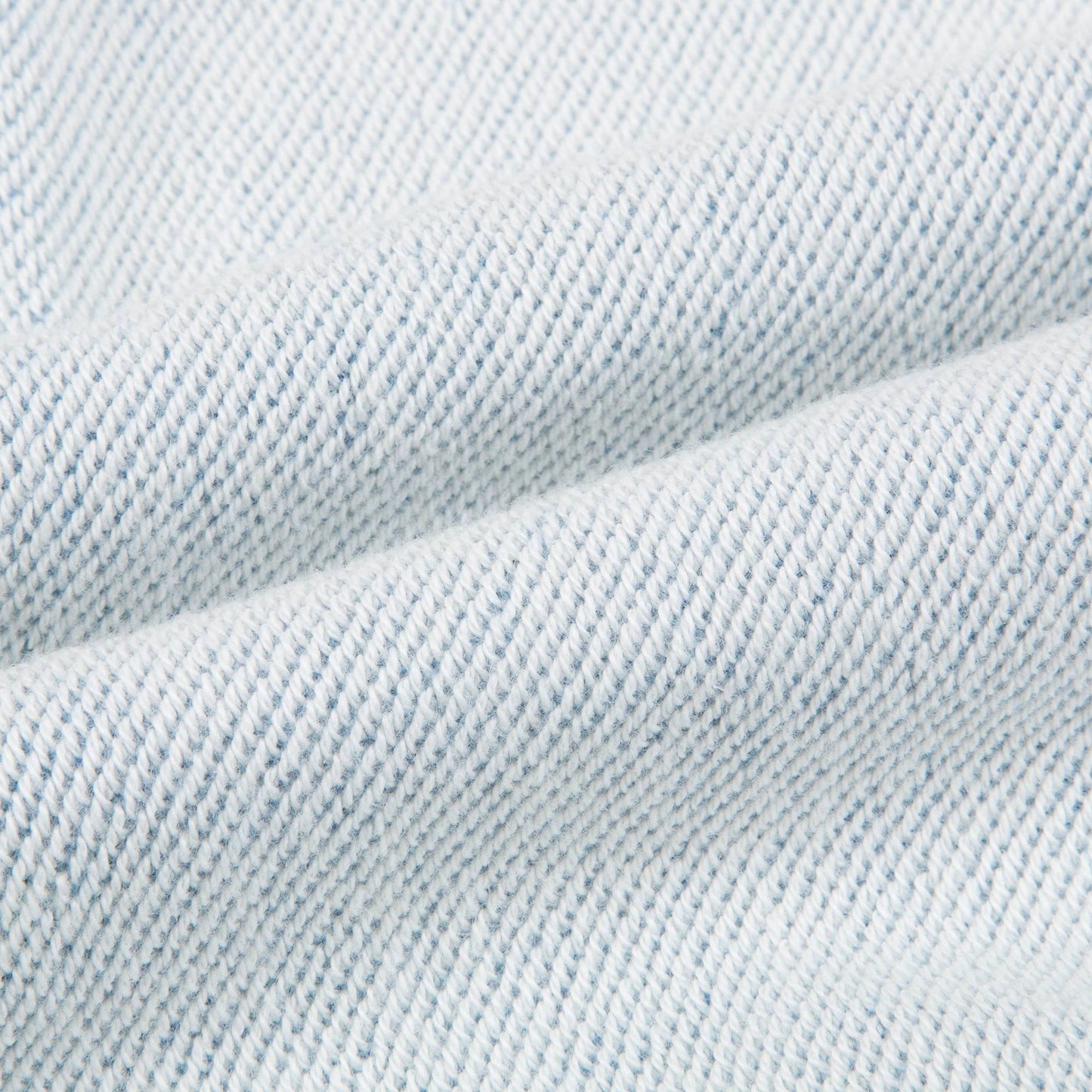 Boys Marl Light Blue Cotton Sweater