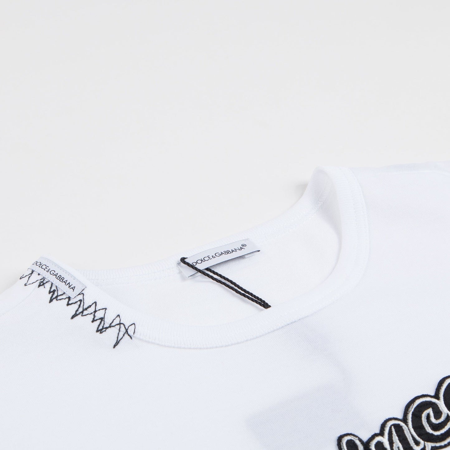 Girls & Boys White Cotton "Pninee" T-shirt