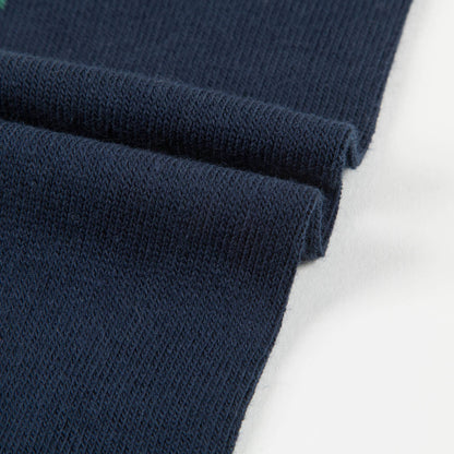 Boys Navy & Dark Green Socks