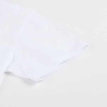 Girls & Boys White Cotton "Pninee" T-shirt