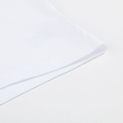 Girls & Boys White Cotton "Pninee" T-shirt