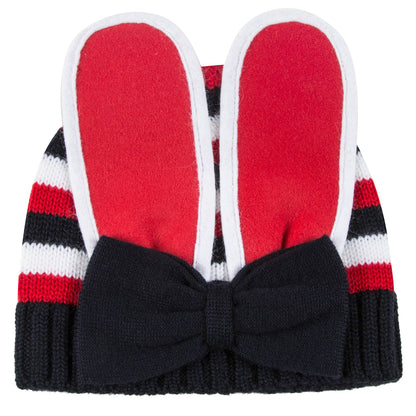 Baby Girls Red Wool Knitted  Hat