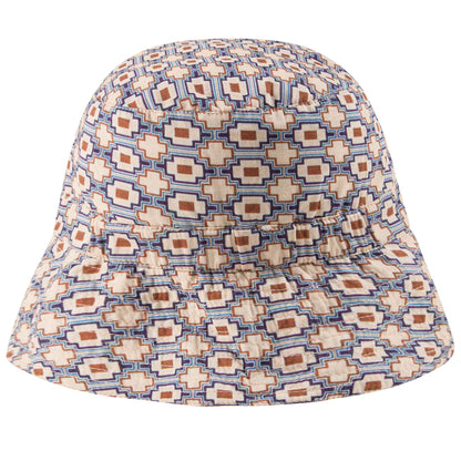 Baby Kaleido Blue Cotton Hat