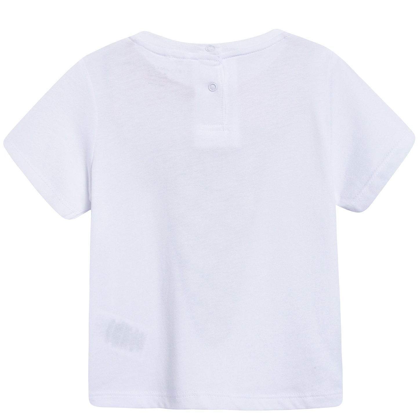 Baby White Icecream Printed T-shirt