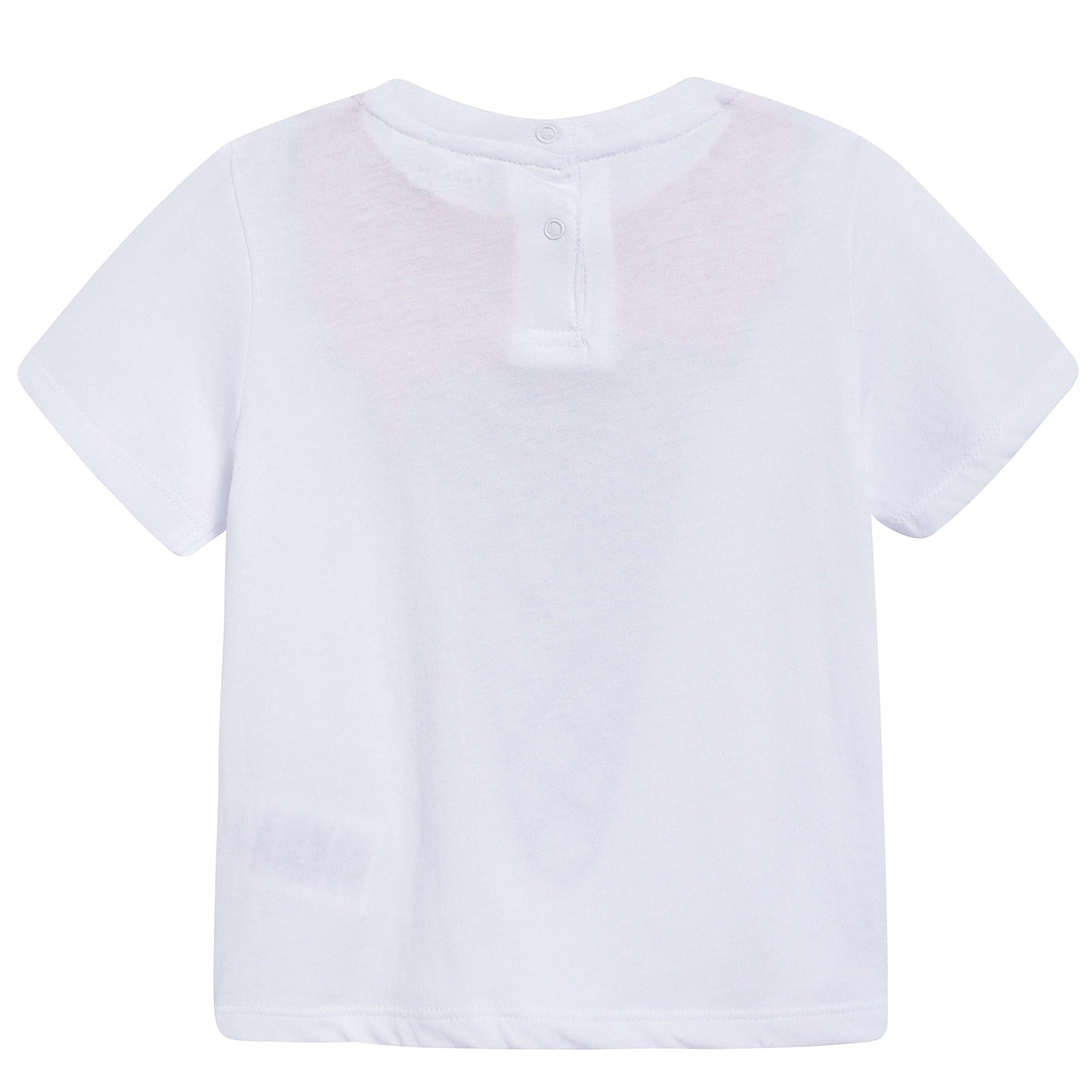 Baby White Icecream Printed T-shirt