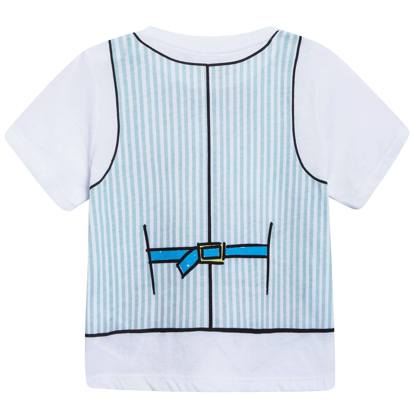 Baby Boys White Printed T-shirt