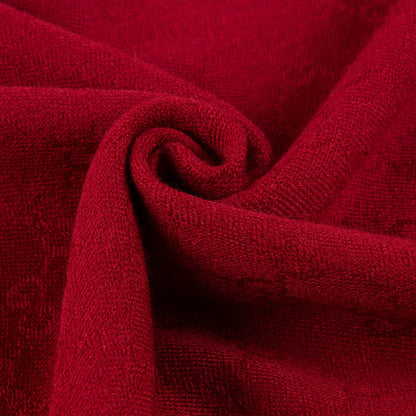 Girls Red Scarves