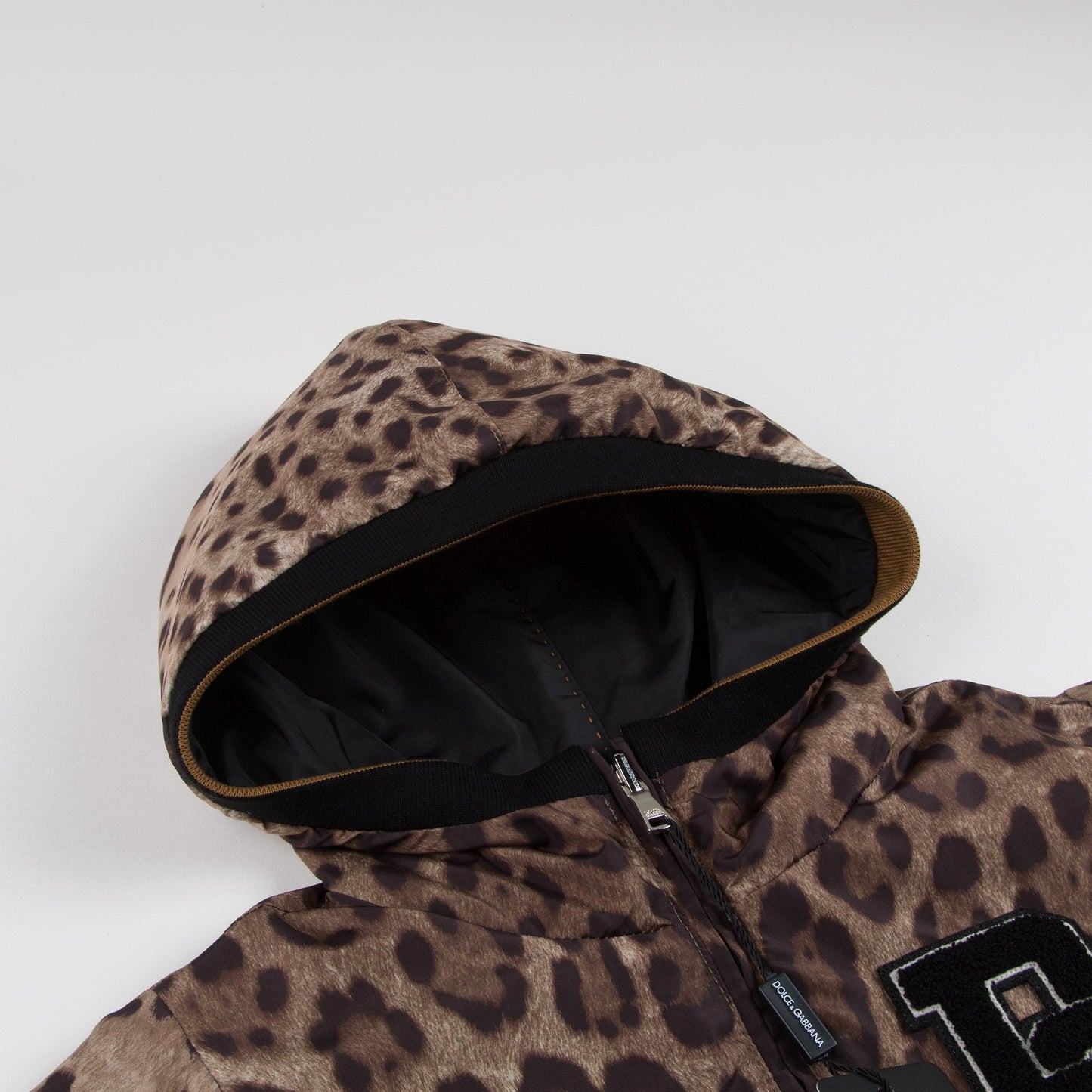 男童黑色&黄色条纹双面外套