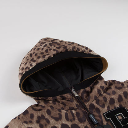 男童黑色&黄色条纹双面外套