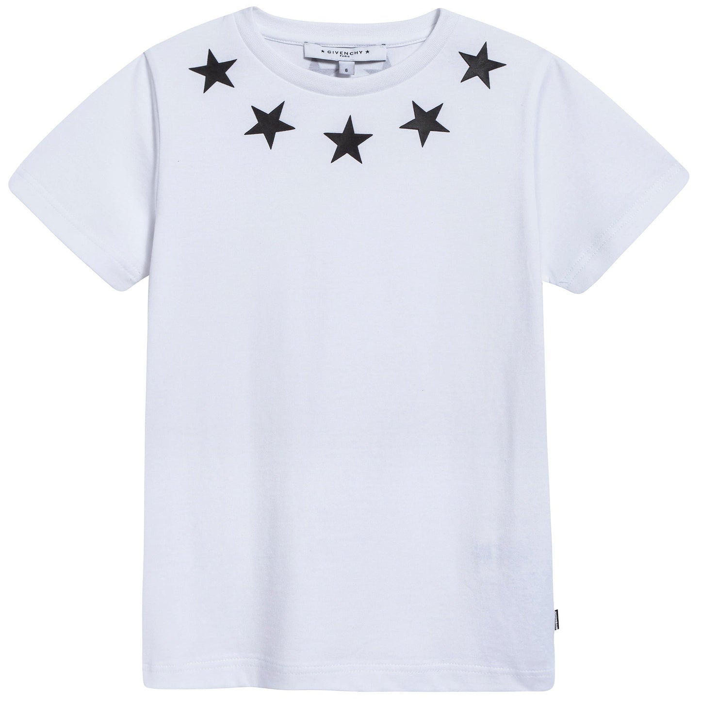 Boys White Cotton "Star" T-shirt