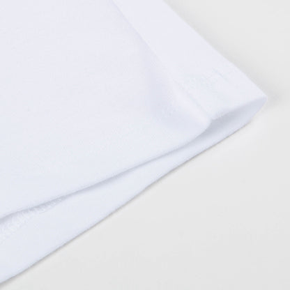 Boys White Tiger Printed Cotton T-shirt