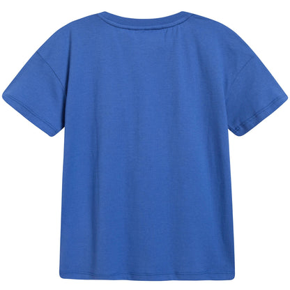 Girls Blue Organic Cotton T-shirt