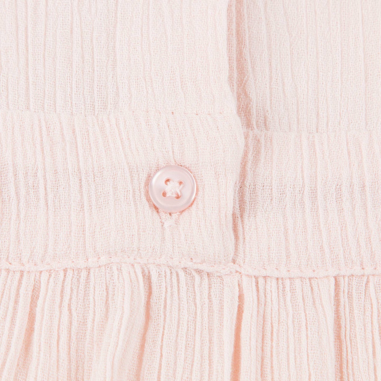 Girls Light Pink "Cotton Crepe" Dress