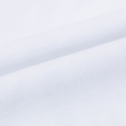 Boys White & Navy Tiger Printed Cotton T-shirt
