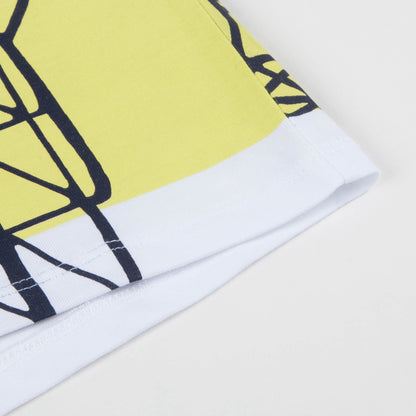 Boys White Logo Cotton T-shirt