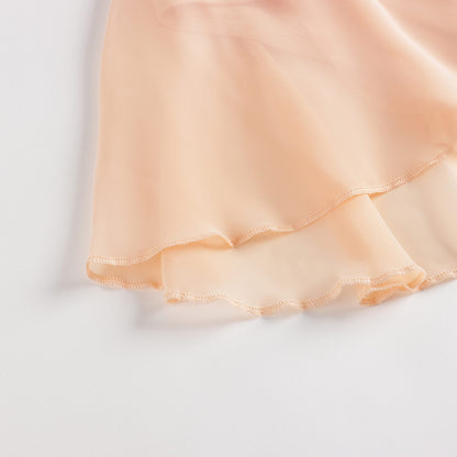 女童桃色芭蕾舞练功服