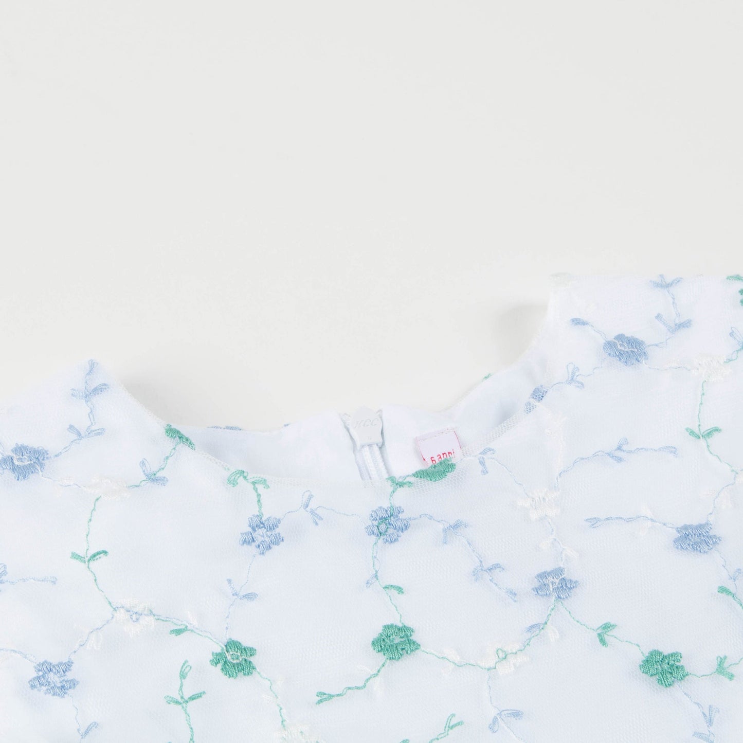 Girls Airforce Blue Cotton Dress