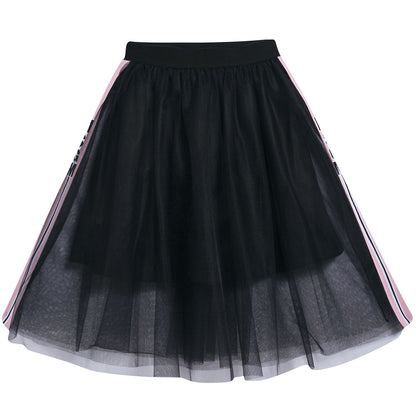Girls Black Tulle Skirt