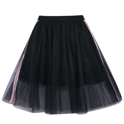 Girls Black Tulle Skirt