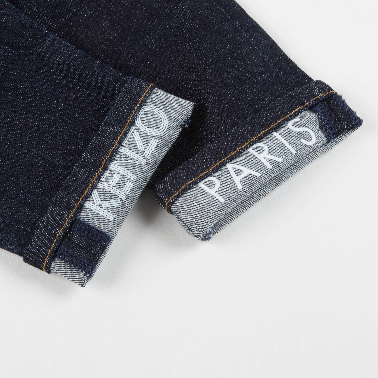 Baby Boys Middle Indigo Cotton Trousers