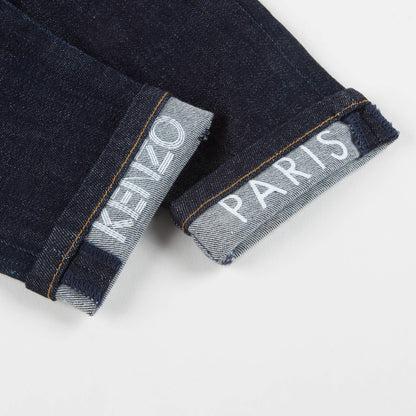Baby Boys Middle Indigo Cotton Trousers