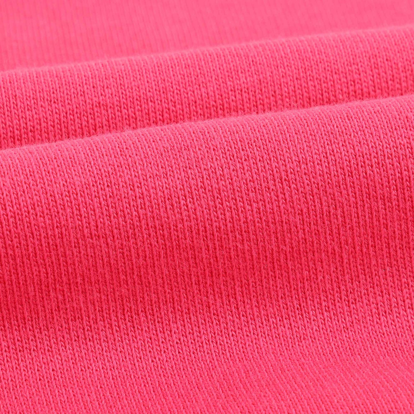 Girls Fuchsia Logo Cotton Sweatshirt