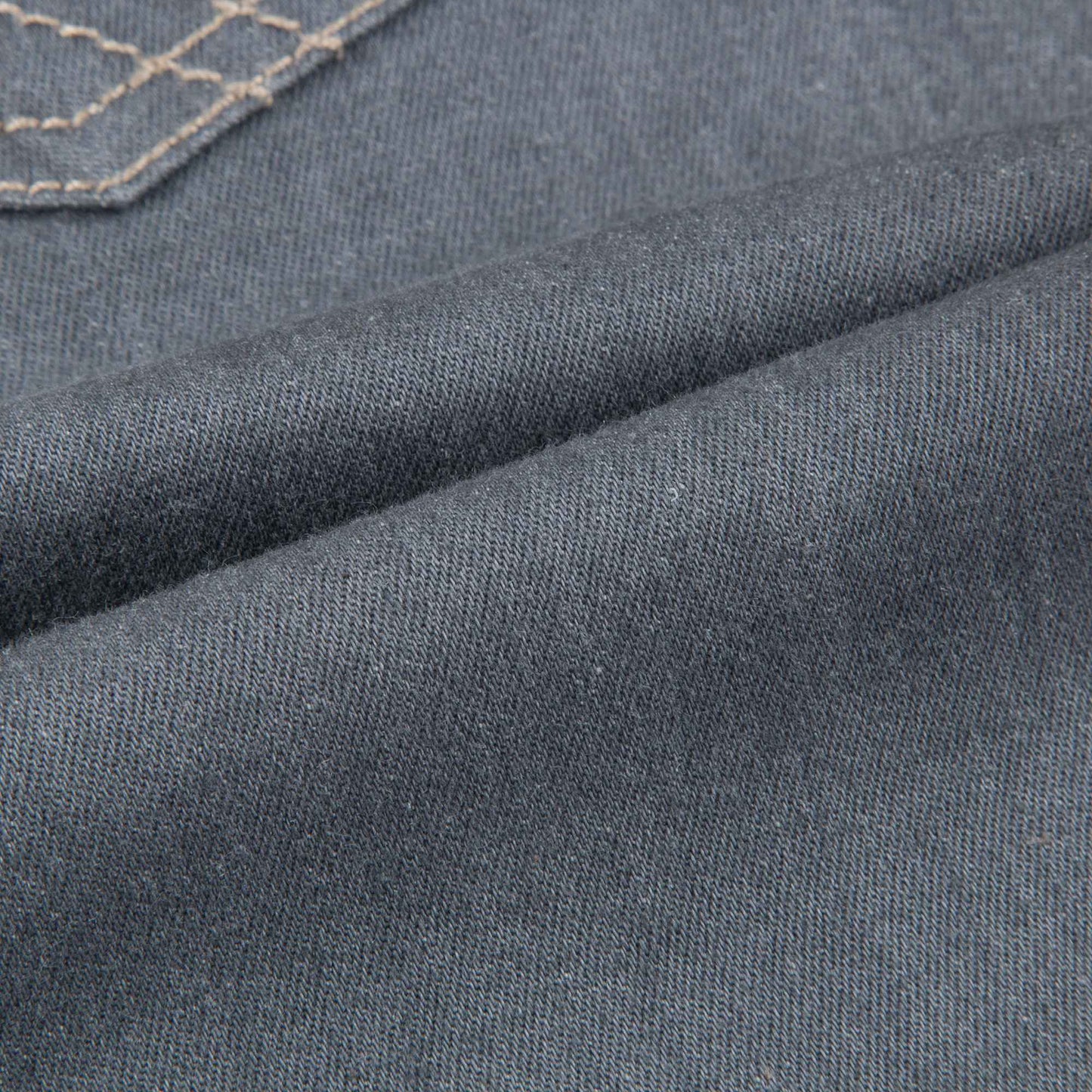 Girls Light Grey Cotton Jeans