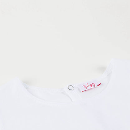 女童浅蓝色棉连衣裙