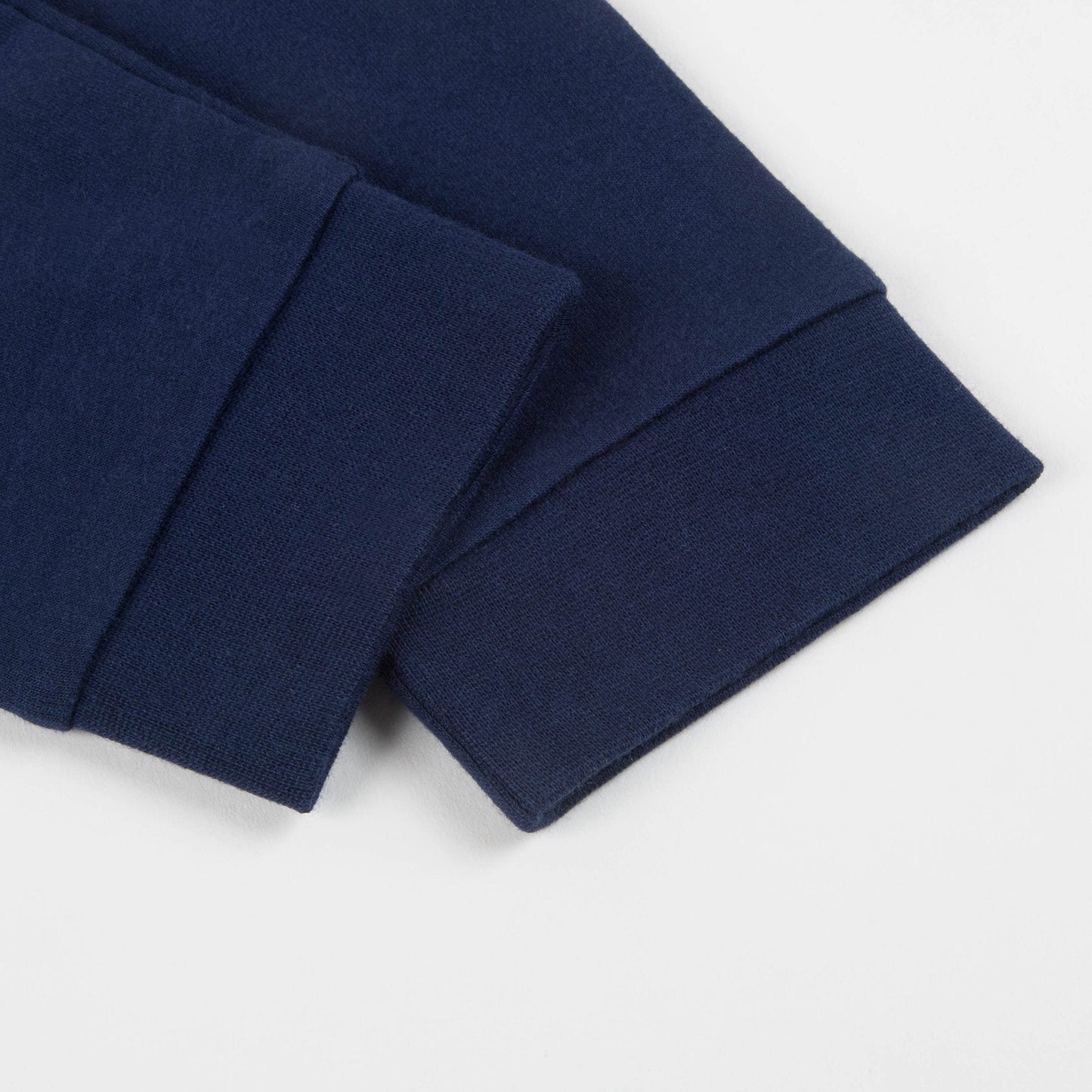 Baby Boys Navy Logo Cotton Trousers