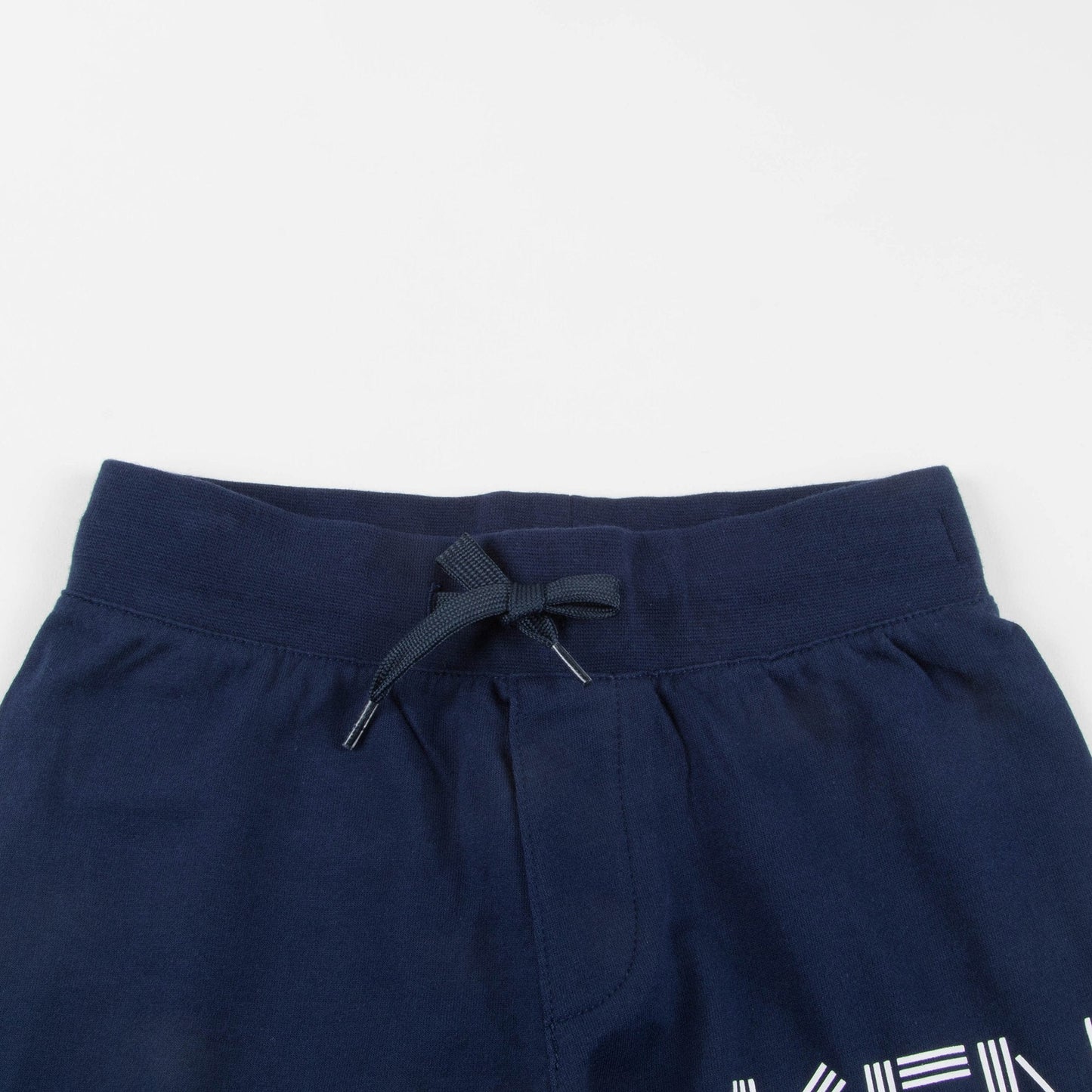 Boys Navy Logo Cotton Trosers