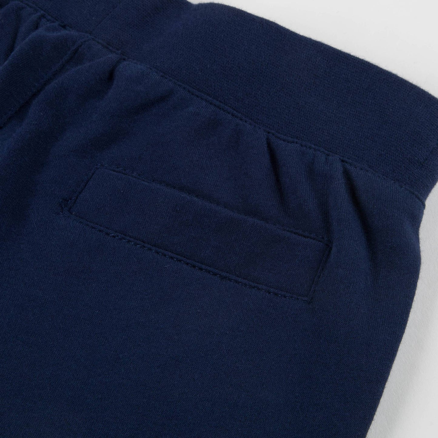 Boys Navy Logo Cotton Trosers