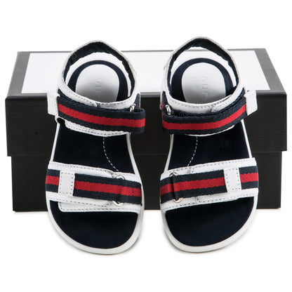 Baby Great White Velcro Sandals