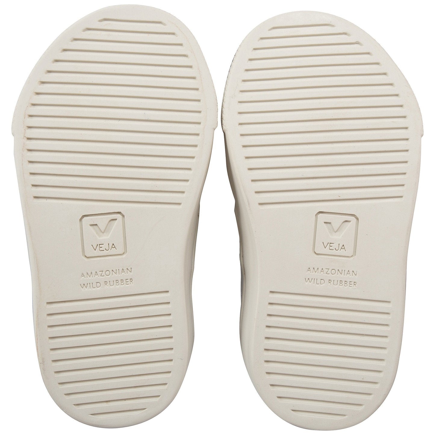 Baby White Leather Velcro With Green "V" Shoes