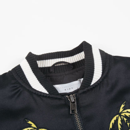 Boys Black Eastwood Bomber Jacket