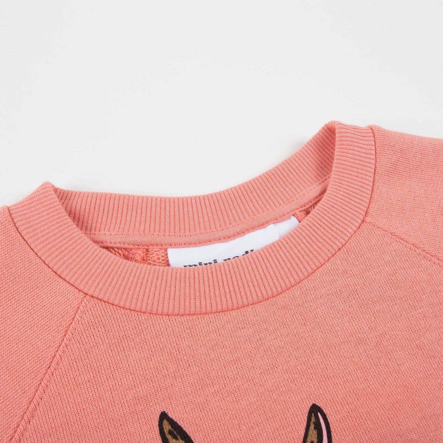 Girls Pink Donkey Organic Cotton Sweatshirt
