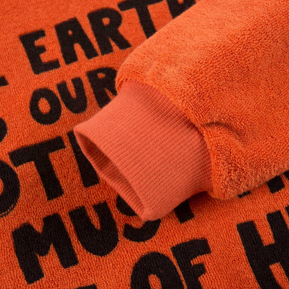 Girls Orange Organic Cotton Sweatshirt