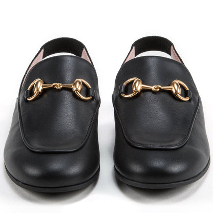Girls Black Logo Shoes