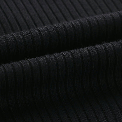 女童黑色Logo吊带背心