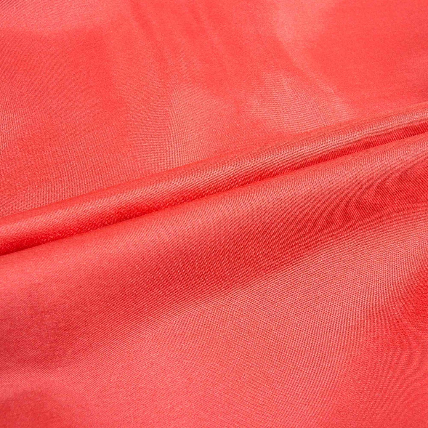 Girls Light Coral Printed Cat Silk Dress