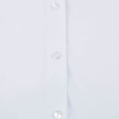 Girls White Hand Collar Cotton Dress