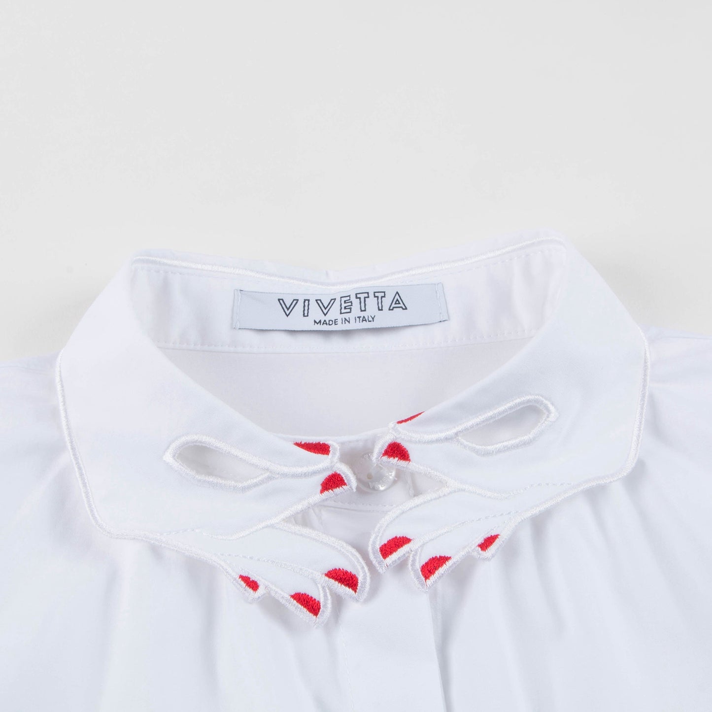 Girls White & Black Pleated And Poplin Cotton Dress