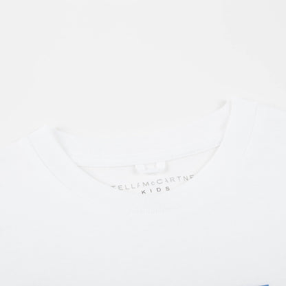 Boys White Check T-Shirt