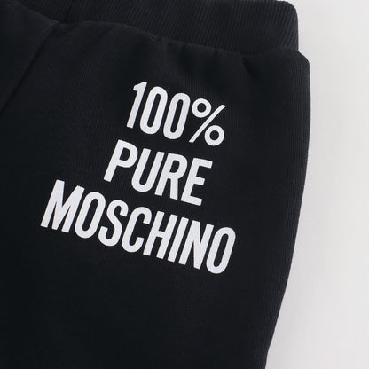 儿童黑色棉长裤