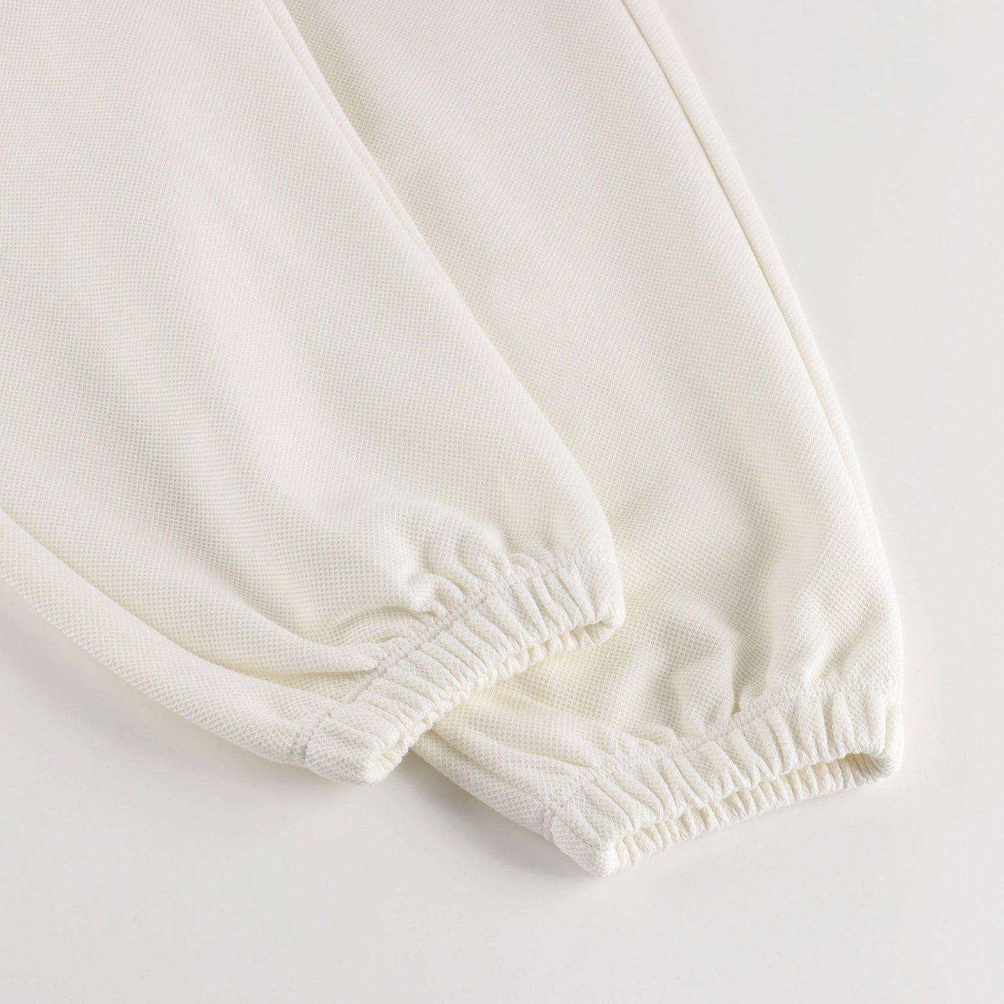 儿童奶油白棉长裤