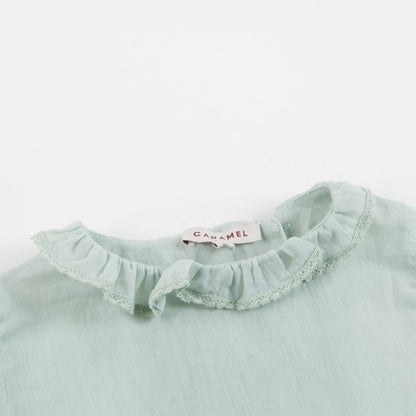 Baby Girls Pale Green Woven Top