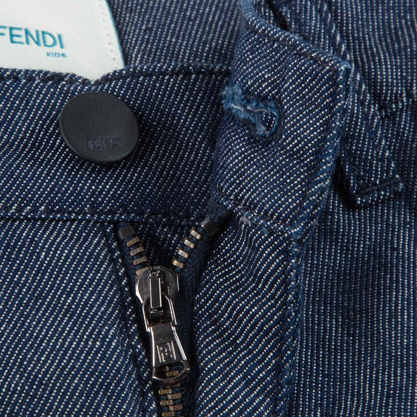 Boys Blue Cotton Bermuda Jeans