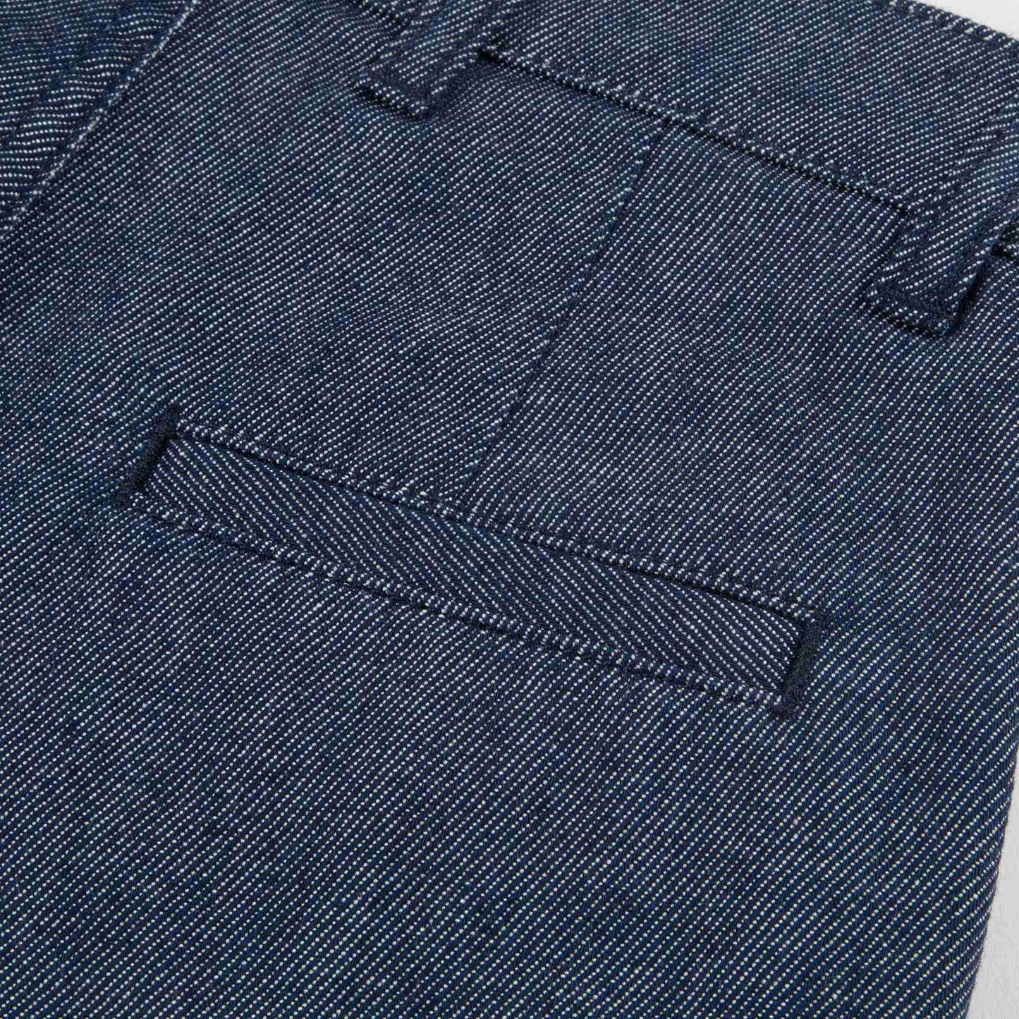 Boys Blue Cotton Bermuda Jeans