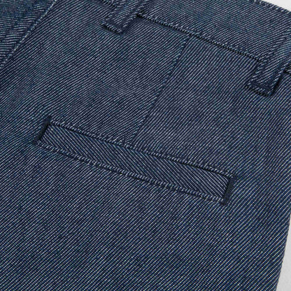Boys Blue Cotton Bermuda Jeans